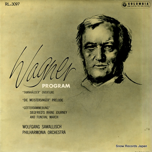 SAWALLISCH, WOLFGANG wagner program RL-3097