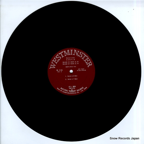 DOYEN, GINETTE chopin; ballades ML5185