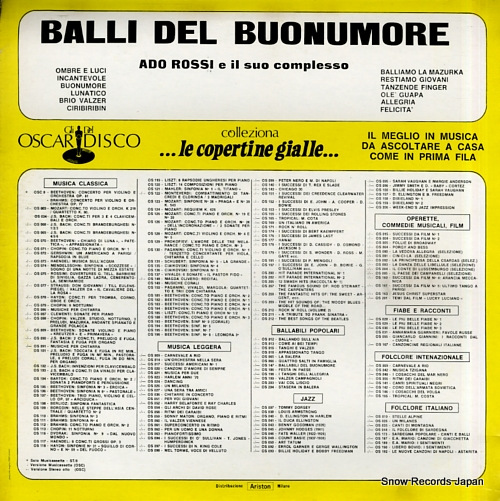 ROSSI, ADO balli del buonumore OS-147