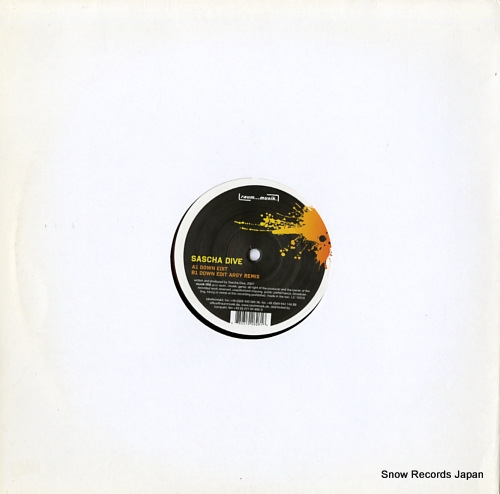 DIVE, SASCHA down edit MUSIK059