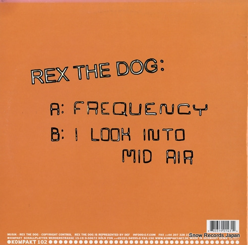 REX THE DOG frequency KOM102