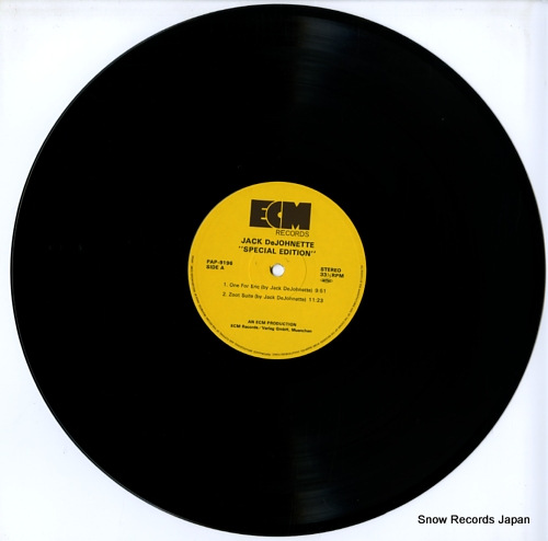 DEJOHNETTE, JACK special edition PAP-9196