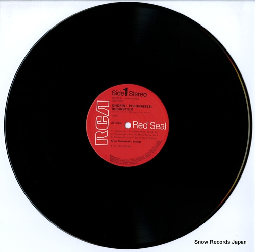 RUBINSTEIN, ARTUR chopin; polonaises SX-2734