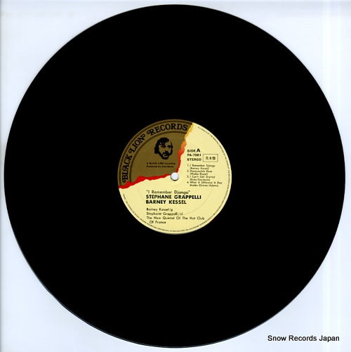 GRAPPELLI, STEPHANE, AND BARNEY KESSEL i remember django PA-7081