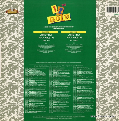 FRANKLIN, ARETHA jump to it / get it right OG4057