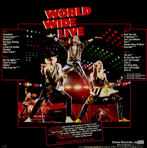 SCORPIONS world wide live EMS-67178