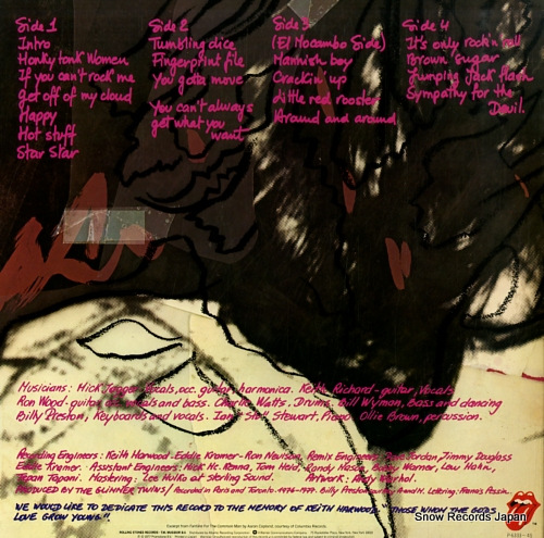 ROLLING STONES, THE love you live P-6333S