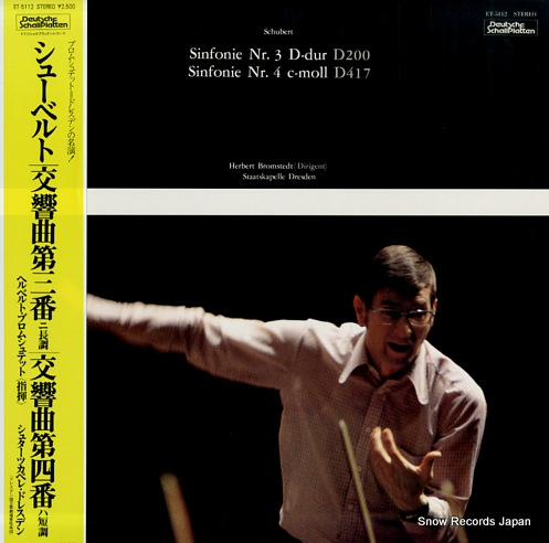 BROMSTEDT, HERBERT schubert; sinfonie nr.3 & 4 ET-5112