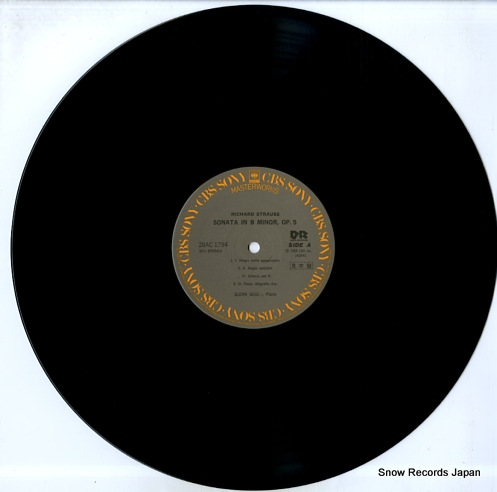 GOULD, GLENN strauss; sonata, op.5 28AC1794