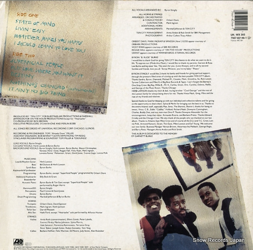 TEN CITY state of mind WX393
