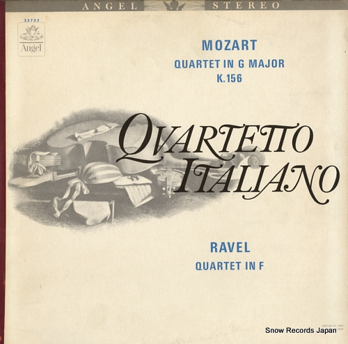 QUARTETTO ITALIANO mozart; quartet in g major k.156 S35732