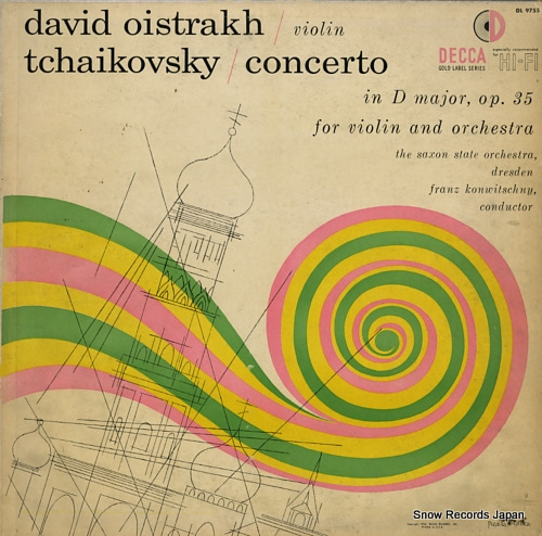 OISTRAKH, DAVID tchaikowsky; concerto in d major op.35 DL9755
