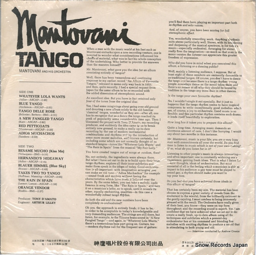 MANTOVANI tango HH-5003