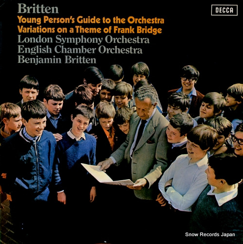 BRITTEN, BENJAMIN britten; the young person's guide to the orchestra SXL6450