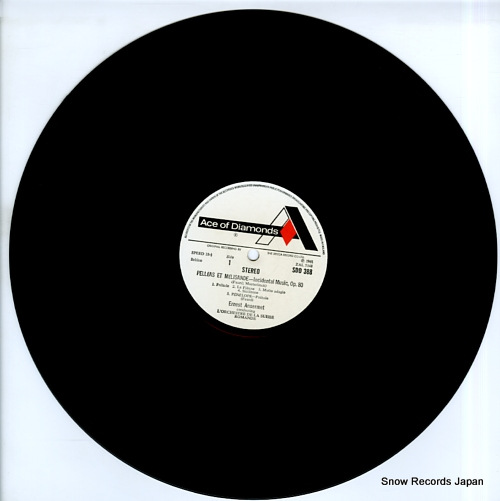 ANSERMET, ERNEST faure; pelleas et melisande - incidental music SDD388