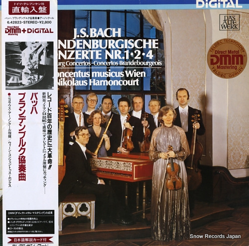 HARNONCOURT, NIKOLAUS bach; brandenburgische konzerte nr.1, 2, 4 6.42823
