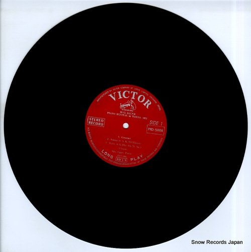 EGGER, MAX piano recital in tokyo, 1971 PRD-5008