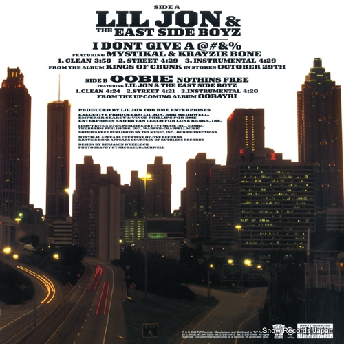 LIL JON AND THE EAST SIDE BOYZ i don't give a @#&% TVT2374-0