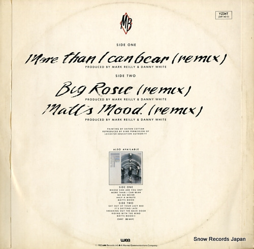 MATT BIANCO more than i can bear (remix) YZ34T