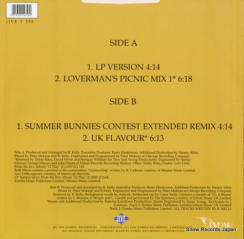 R. KELLY summer bunnies JIVET358