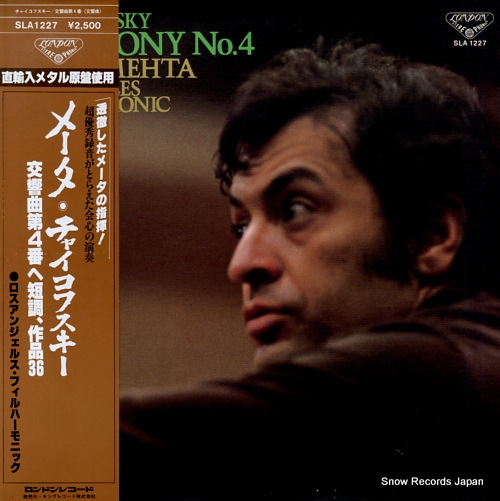 MEHTA, ZUBIN tchaikovsky; symphony no.4 in f minor SLA1227