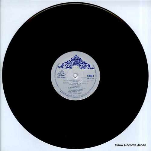 TORTELIER, PAUL schubert; sonata in a minor 
