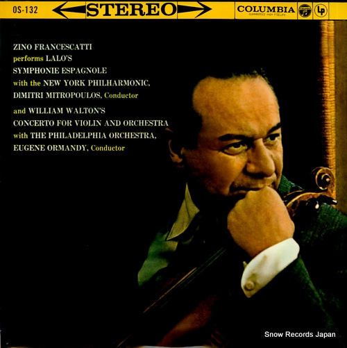 FRANCESCATTI, ZINO lalo; symphonie espagnole OS-132