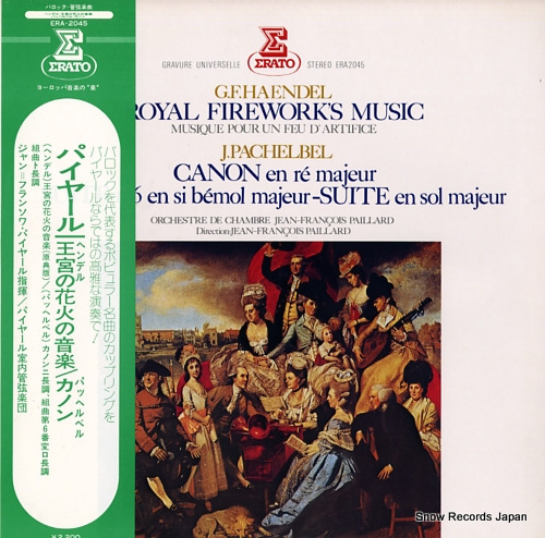PAILLARD, JEAN-FRANCOIS haendel; royal firework's music ERA-2045