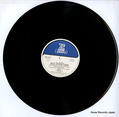 PAILLARD, JEAN-FRANCOIS haendel; royal firework's music ERA-2045