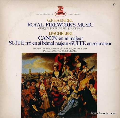 PAILLARD, JEAN-FRANCOIS haendel; royal firework's music ERA-2045