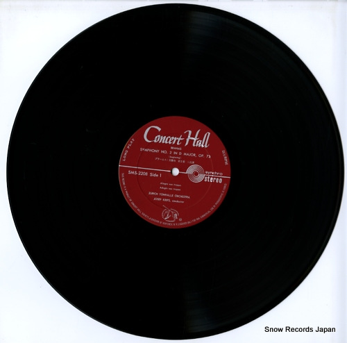 KRIPS, JOSEF brahms; symphony no.2/academic festival overture SMS-2208