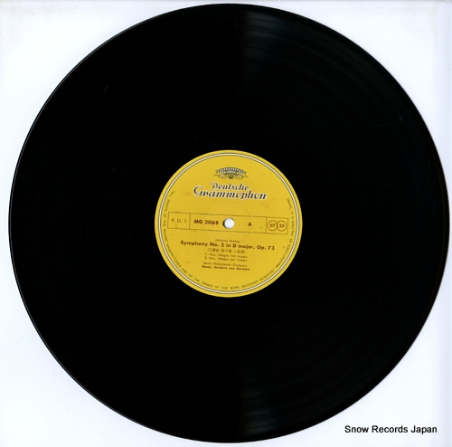 KARAJAN, HERBERT VON brahms; symphony no.2 in d major op.73 MG2068