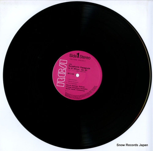 HENDL, WALTER lalo; symphonie espagnole RGC-1056