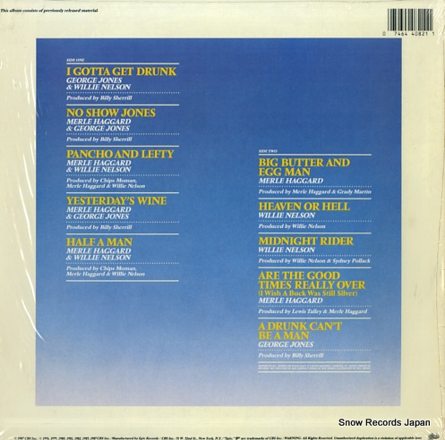 HAGGARD, MERLE, GEORGE JONES, WILLIE NELSON walking the line FE40821