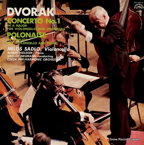 SADLO, MILOS dvorak; concerto no.1 in a minor for violoncello and orchestra OX-1067-S