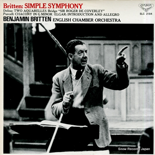 BRITTEN, BENJAMIN britten; simple symphony SLC2184