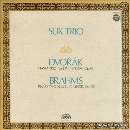 SUK TRIO dvorak; piano trio no.2 in f minor, op.65 OS-2875-S