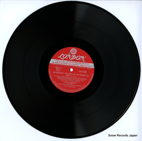 ANSERMET, ERNEST mussorgsky; pictures at an exhibition SLC1709