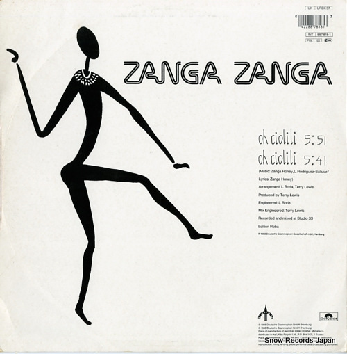ZANGA ZANGA oh ciolili URBX37