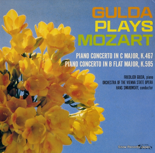 GULDA, FRIEDRICH mozart; piano concerto in c major/in b flat major CHJ-30034
