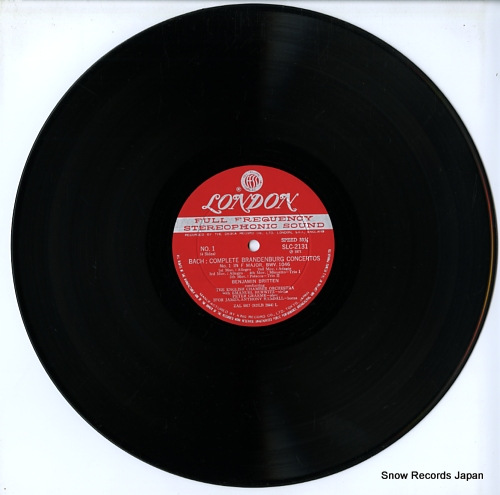 BRITTEN, BENJAMIN bach; complete brandenburg concertos SLC2131-2