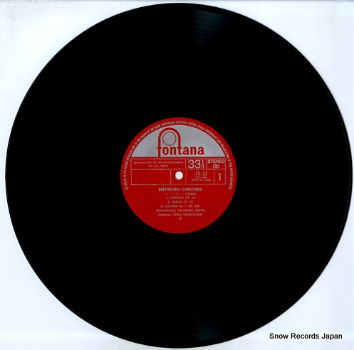 KONWITSCHNY, FRANZ beethoven; overtures FG-23