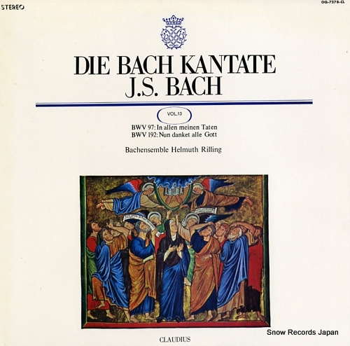 RILLING, HELMUTH bach; kantate bwv97/bwv192 OQ-7278-CL