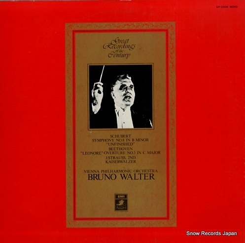 WALTER, BRUNO schubert; symphony no.8 unfinished GR-2306