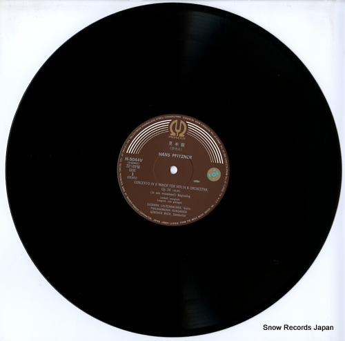 LAUTENBACHER, SUSANNE hans pfitzner; violin concerto in b minor, op.34 H-5044V