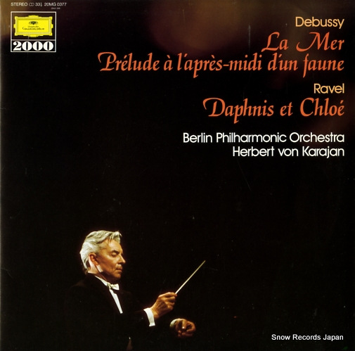 KARAJAN, HERBERT VON debussy; la mer / ravel; daphnis et chloe 20MG0377