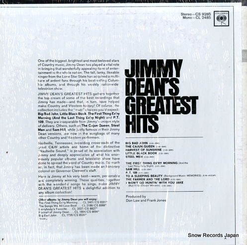 DEAN, JIMMY greatest hits CS9285