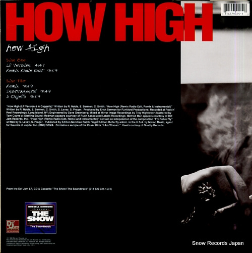 REDMAN / METHOD MAN how high 314579925-1