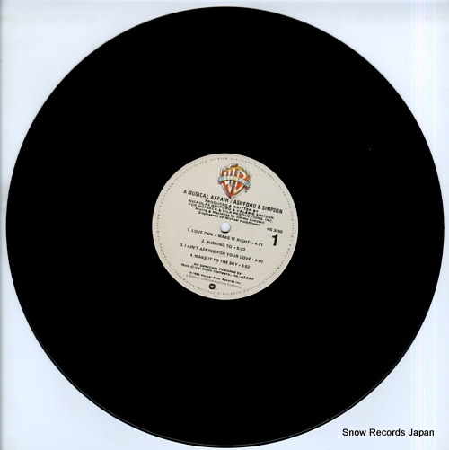 ASHFORD AND SIMPSON a musical affair HS3458