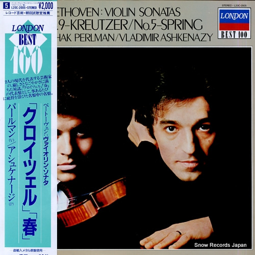PERLMAN, ITZHAK beethoven; violin sonatas no.9 kreutzer / no.5 spring L20C-2005